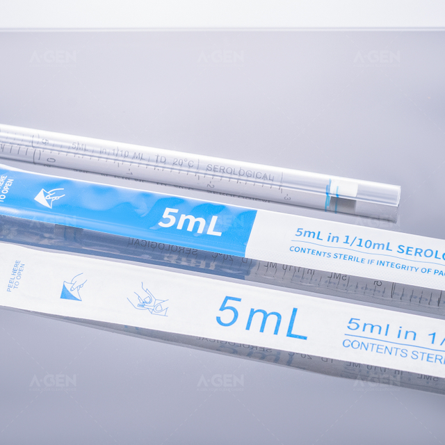 5ml （藍）一次性血清移液管、滅菌 (全塑裝）