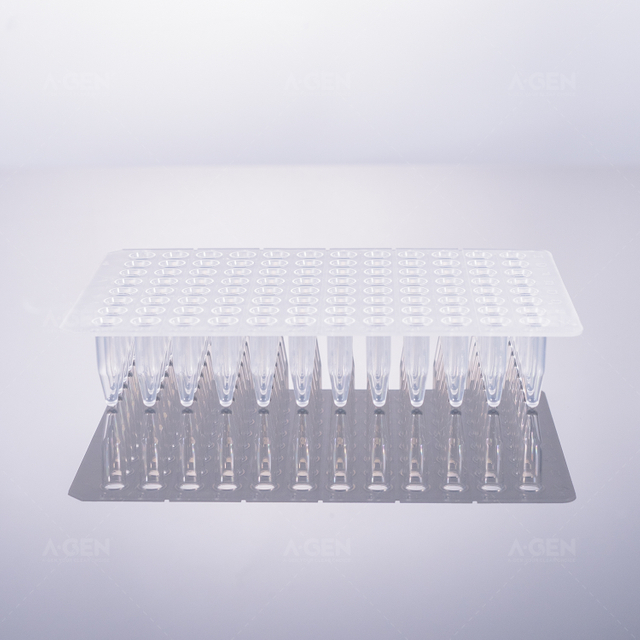 0.2mL 96 PCR，透明，無(wú)裙邊